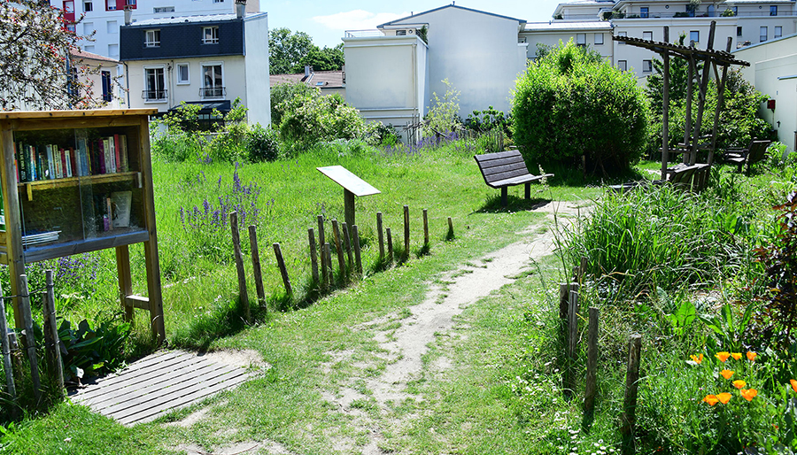 L’étude des sols à Courbevoie pour maintenir la labellisation d’espaces publics.